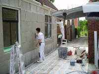 Foto 12: buitengevel stucwerk Hooren