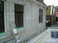 Foto 14:buitengevel stucwerk Hooren